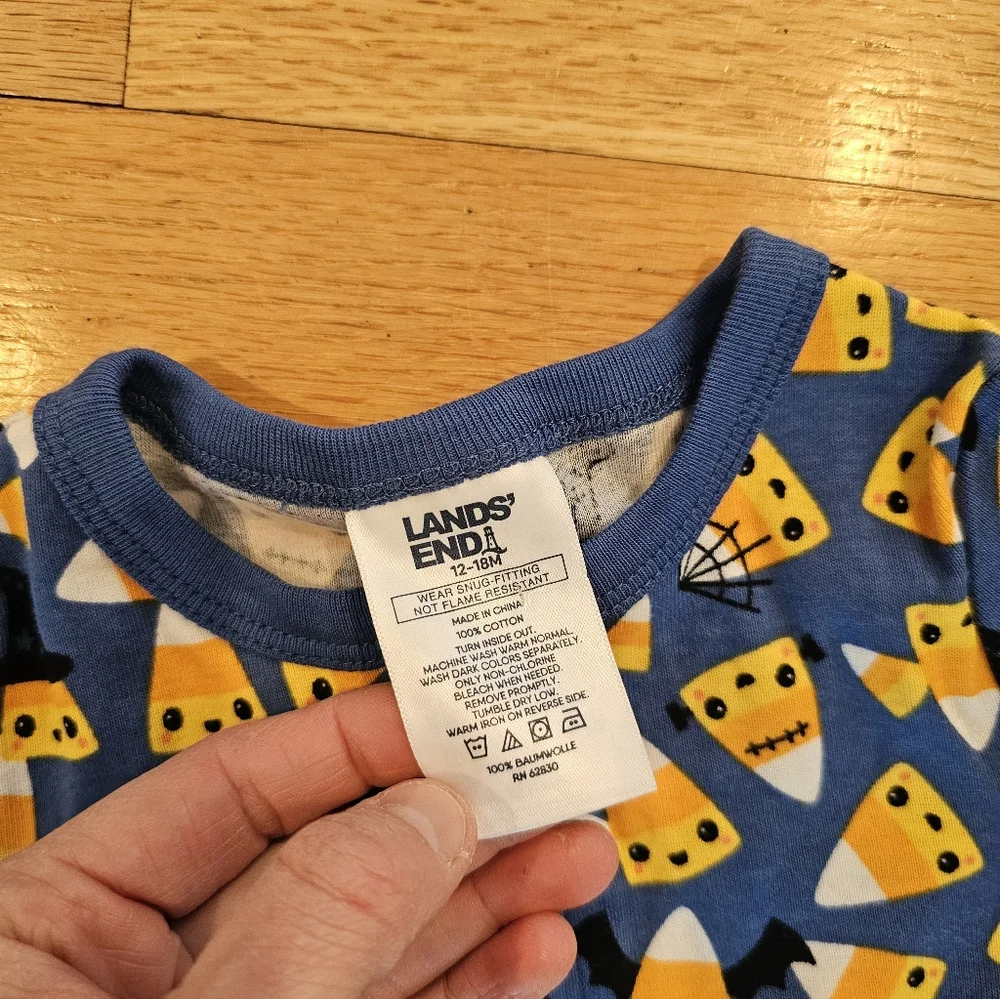 Lands' End Haloween Zippy